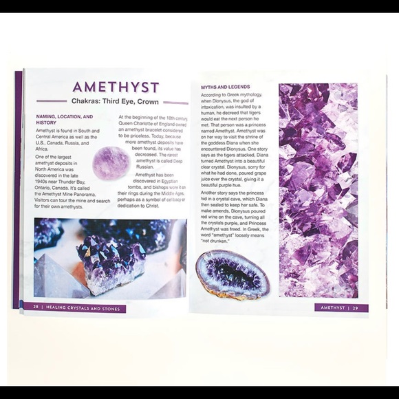 Healing Crystals & Stones Book Of Natural Energy - Picture 2 of 6
